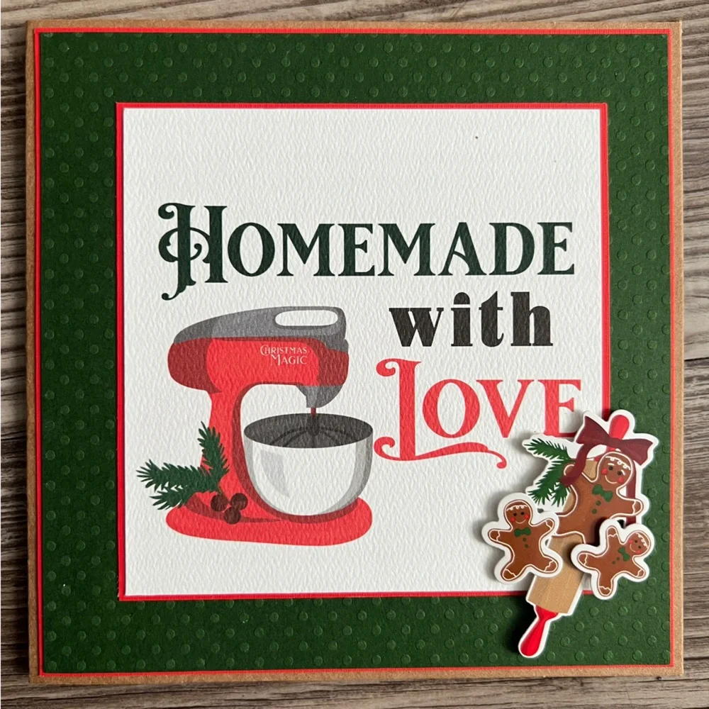 Handmade Christmas Holiday Greeting Cards Set of 12 5.5”x5.5” With Envelopes